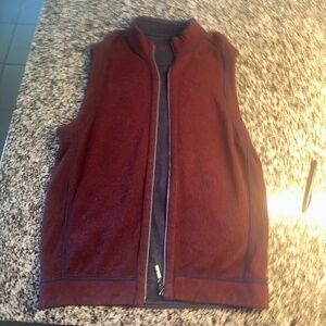 Tommy Bahama Men's Reversible Full Zip Vest ~ Blue / Maroon ~ Medium